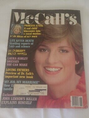 Vintage June 1982 McCall's Magazine – Princess Diana Cover Feature 👑